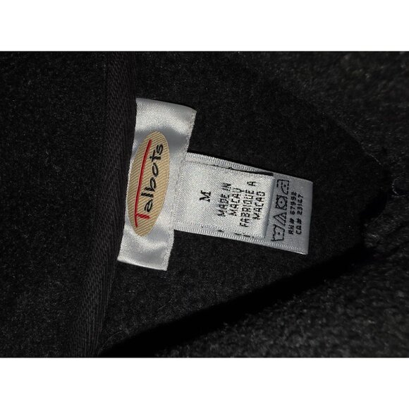 Talbots Womens Medium Wool Christmas Cardigan Embroidered Holly & Nordic Pattern - Picture 6 of 9